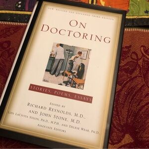 On Doctoring by John Stone 2001, Hardcover Book - Stories, poems on medicine
